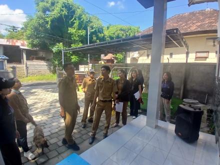 PEMERIKSAAN FISIK OLEH INSPEKTORAT PADA PEMBANGUNAN GEDUNG TK, GEDUNG KANTOR DESA, PENYENDERAN, DAN 